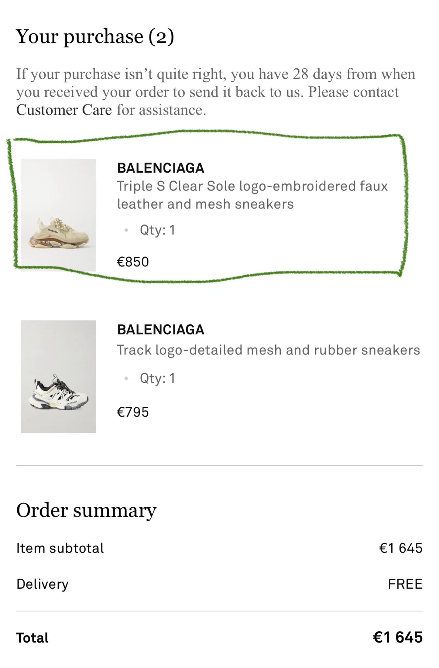 Balenciaga Triple S Sneakers