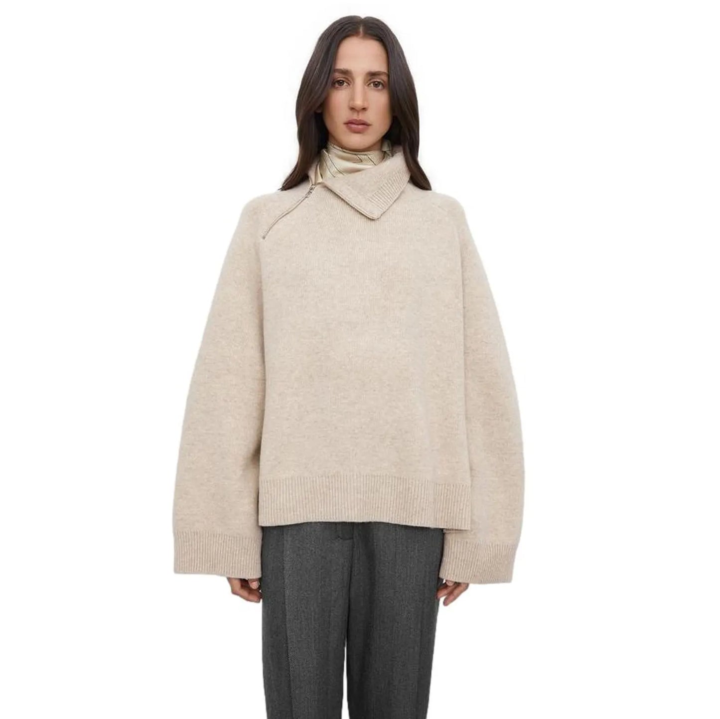 Toteme Double-sided Yak Knit Turtleneck