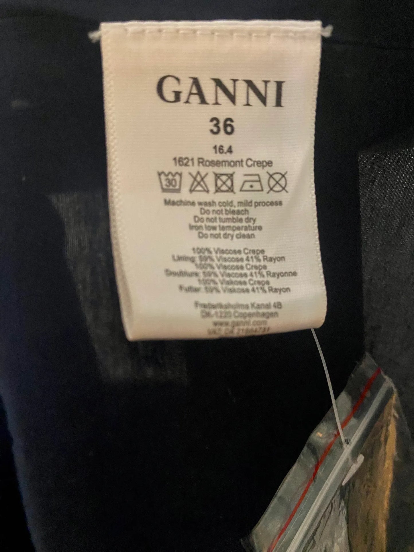 Ganni Rosemont Crepe Dress