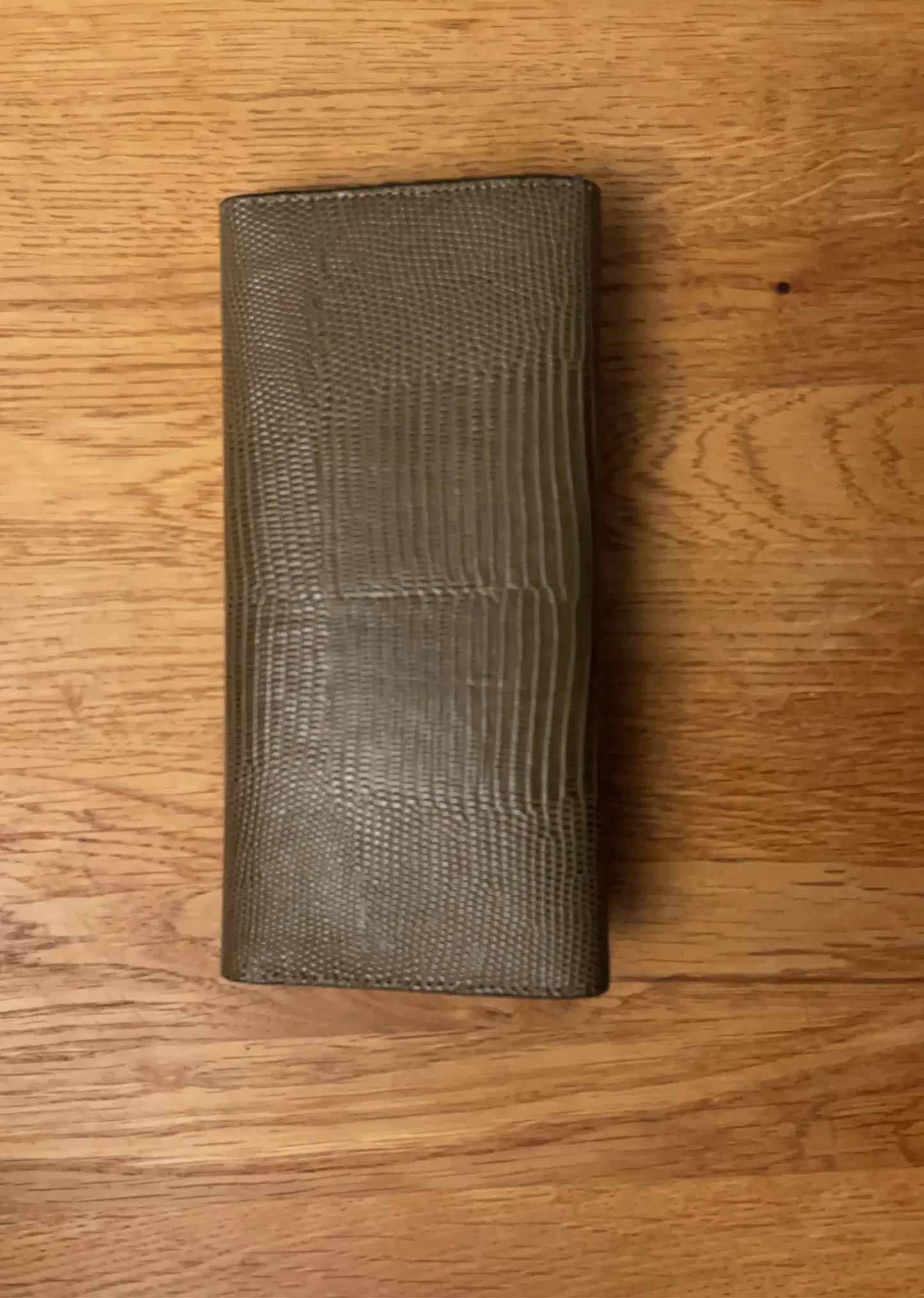 Toteme T-lock Lizard-effect Leather Wallet Wallet