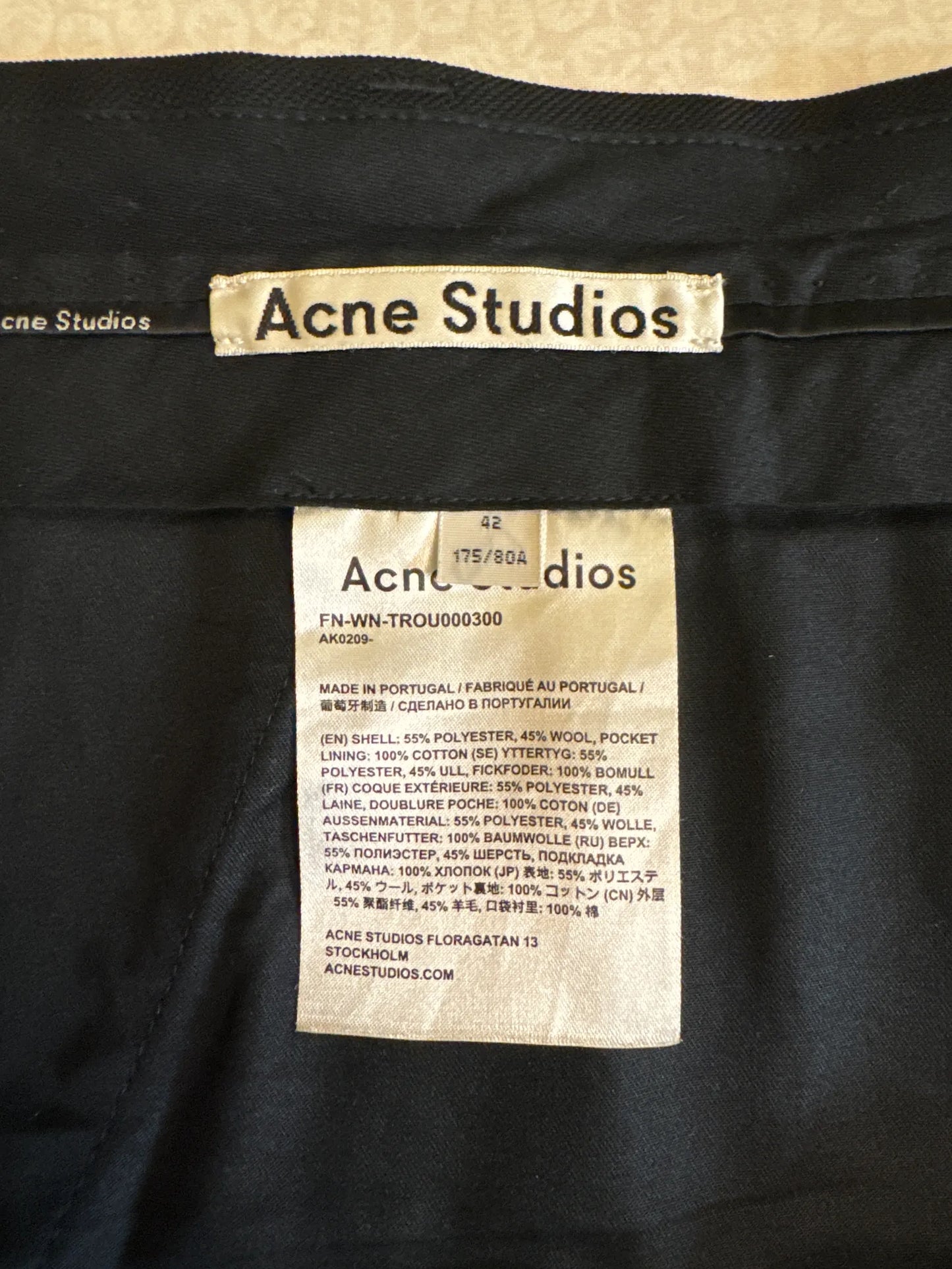 Acne Studios Trousers