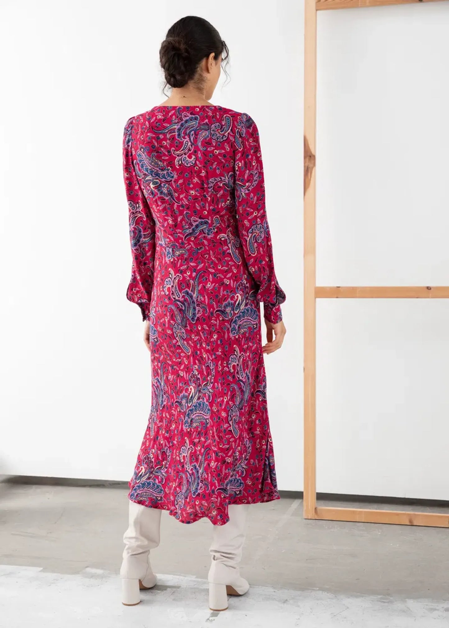 & Other Stories Paris Atelier Paisley Dress