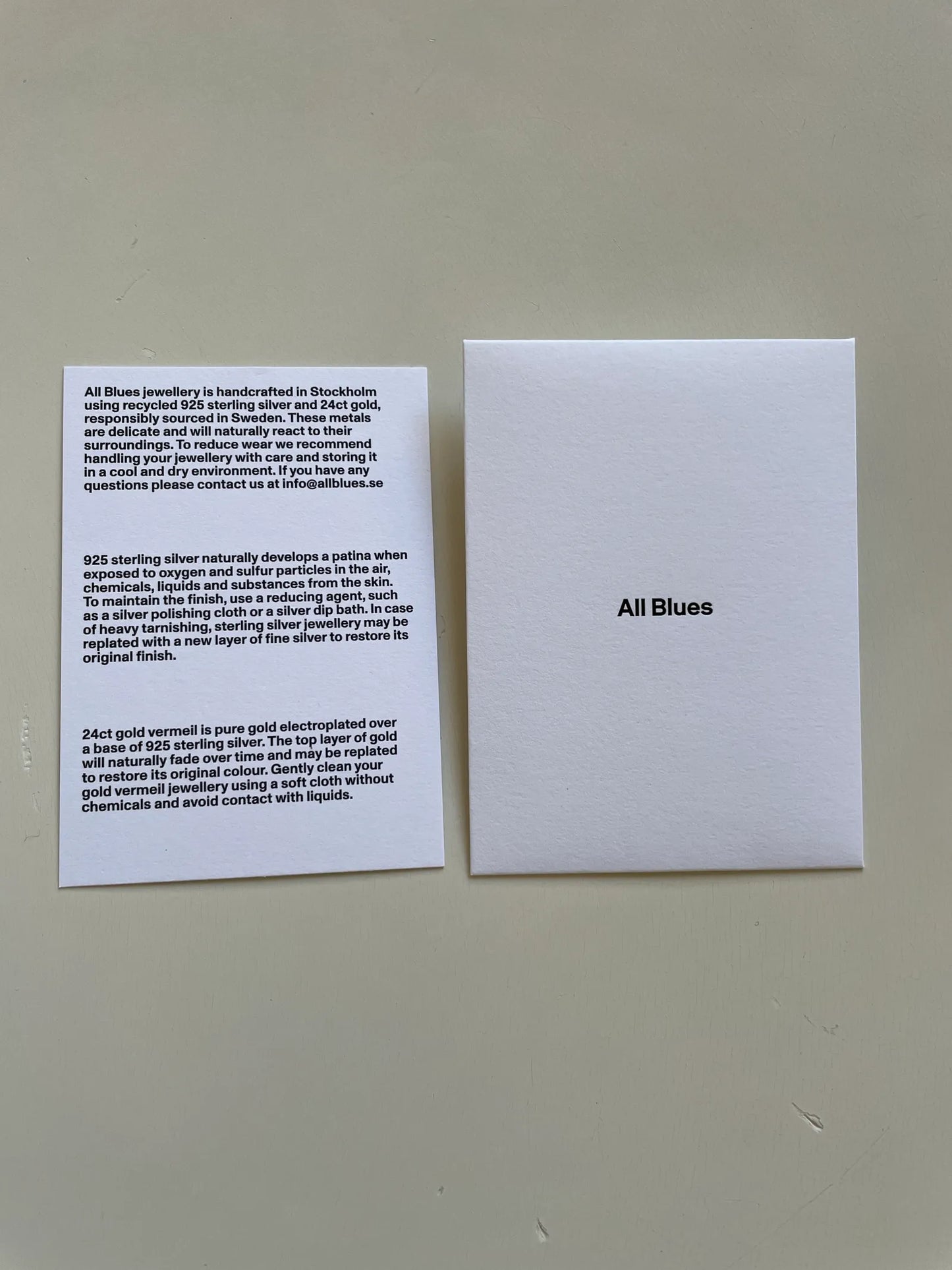 All Blues Clip Necklace