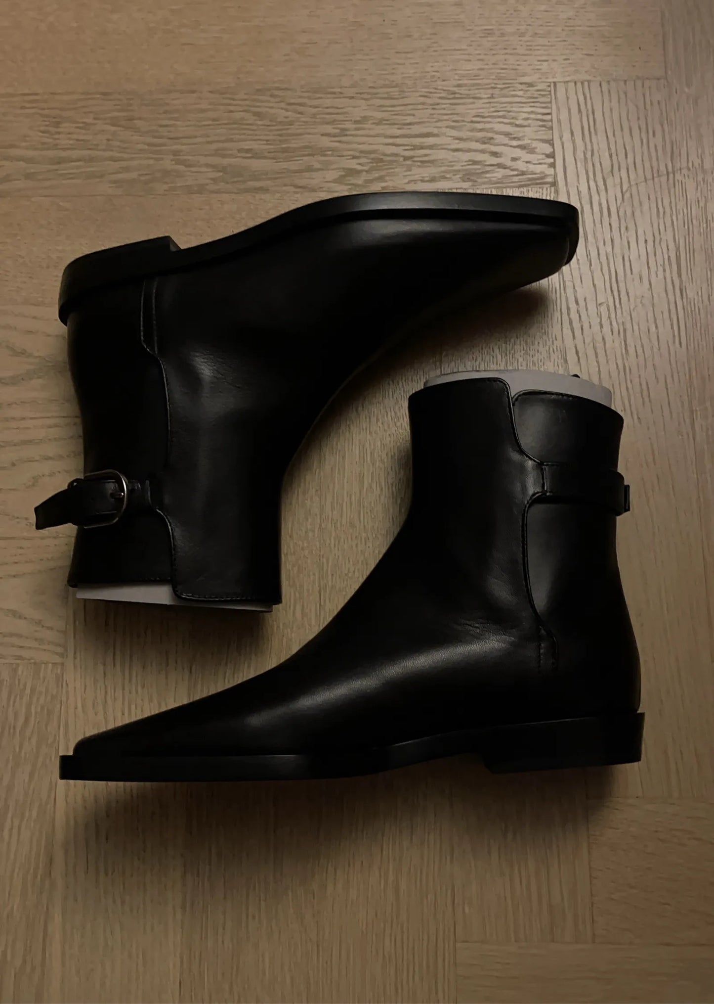 Toteme The Leather Ankle Boots