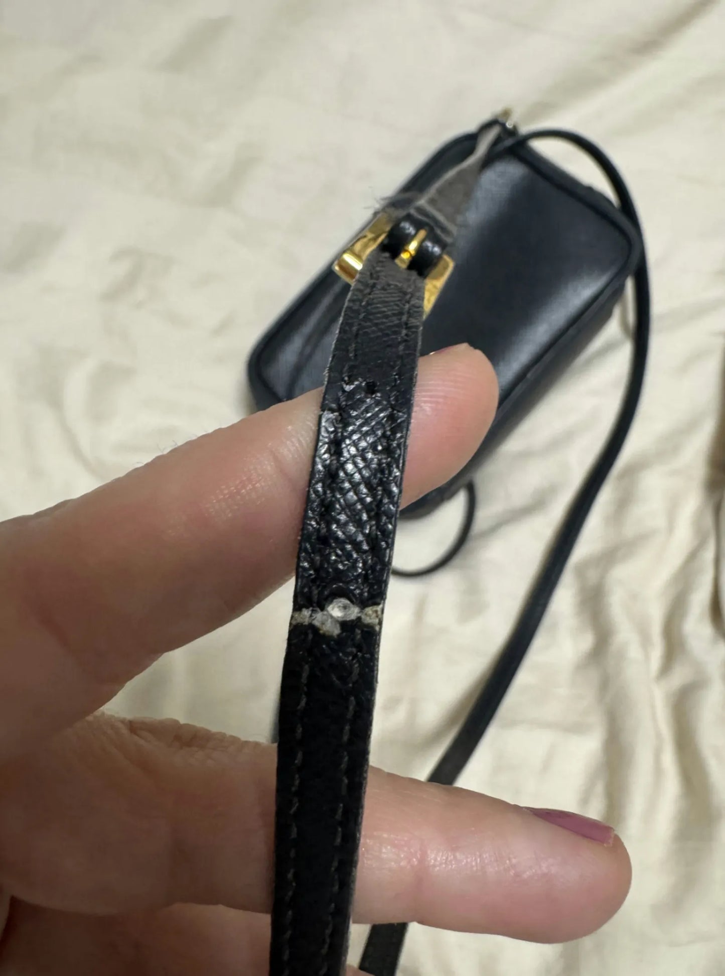 Prada Saffiano Lux Camera Shoulder bag