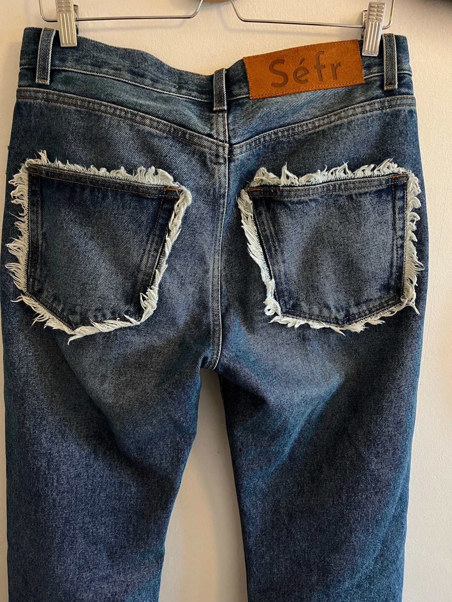 Séfr Frayed Cut-jeans