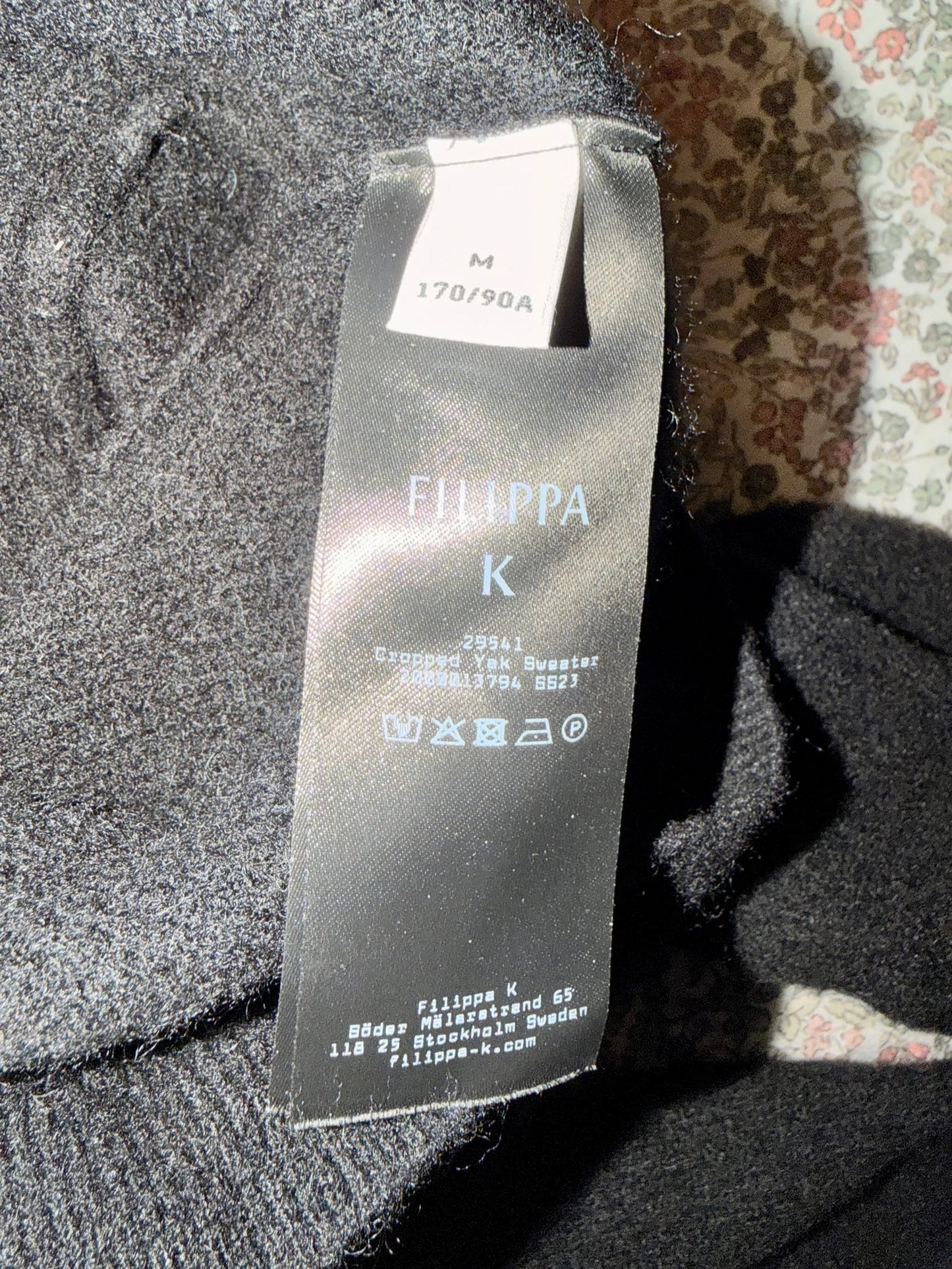 Filippa K Cropped Yak Sweater