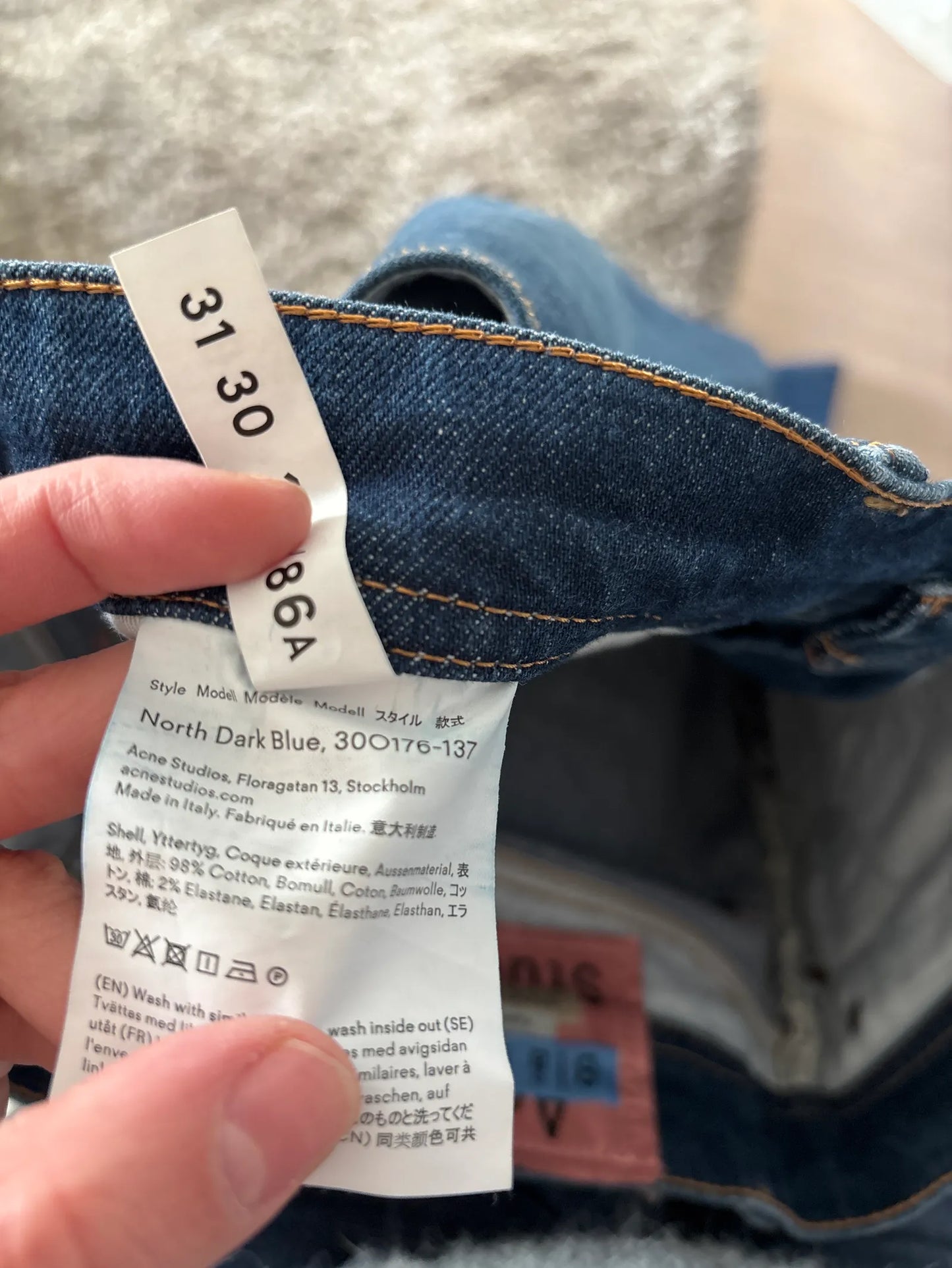 Acne Studios 30o176-137 Jeans