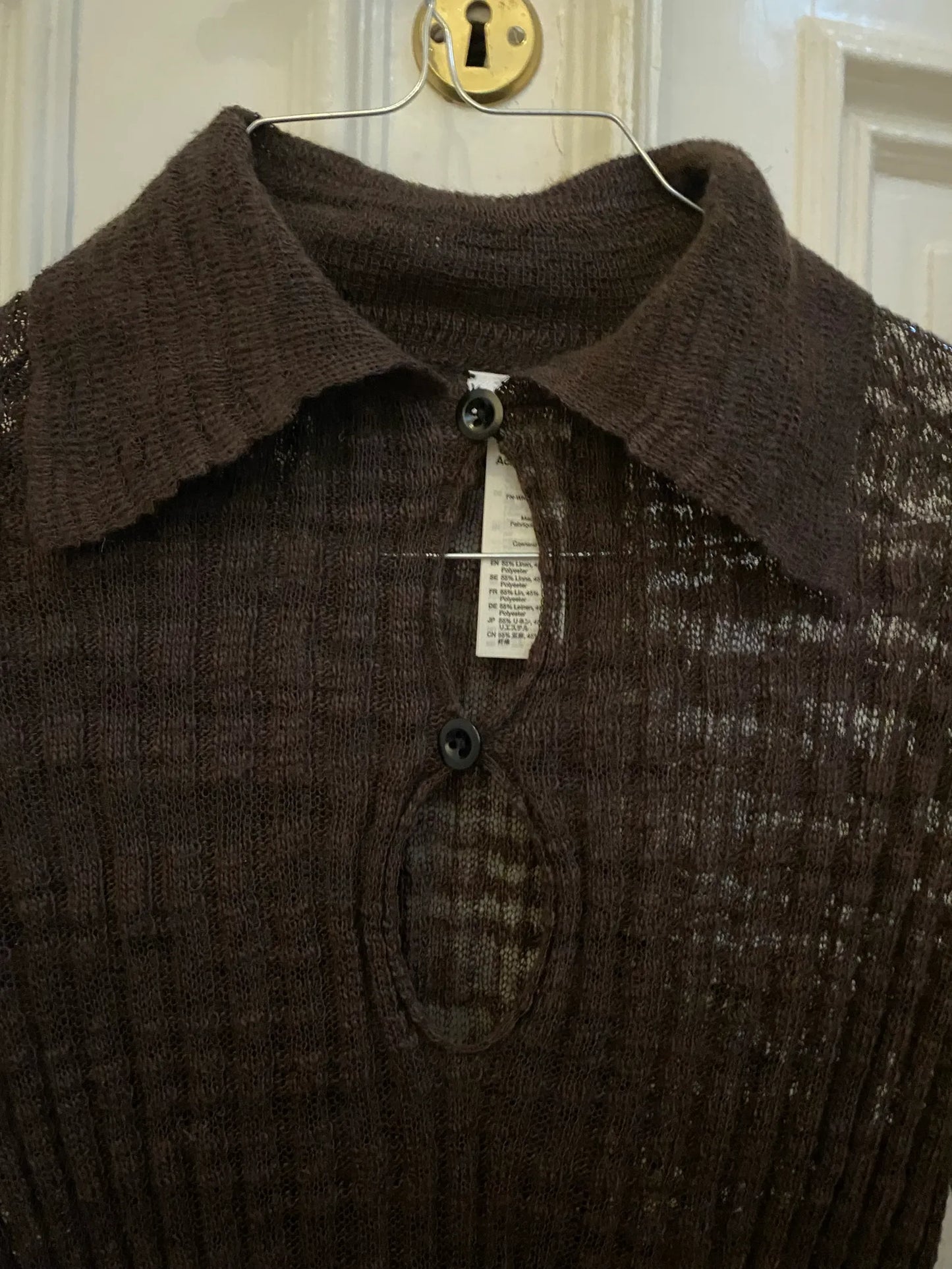 Acne Studios Linen Rib Sweater