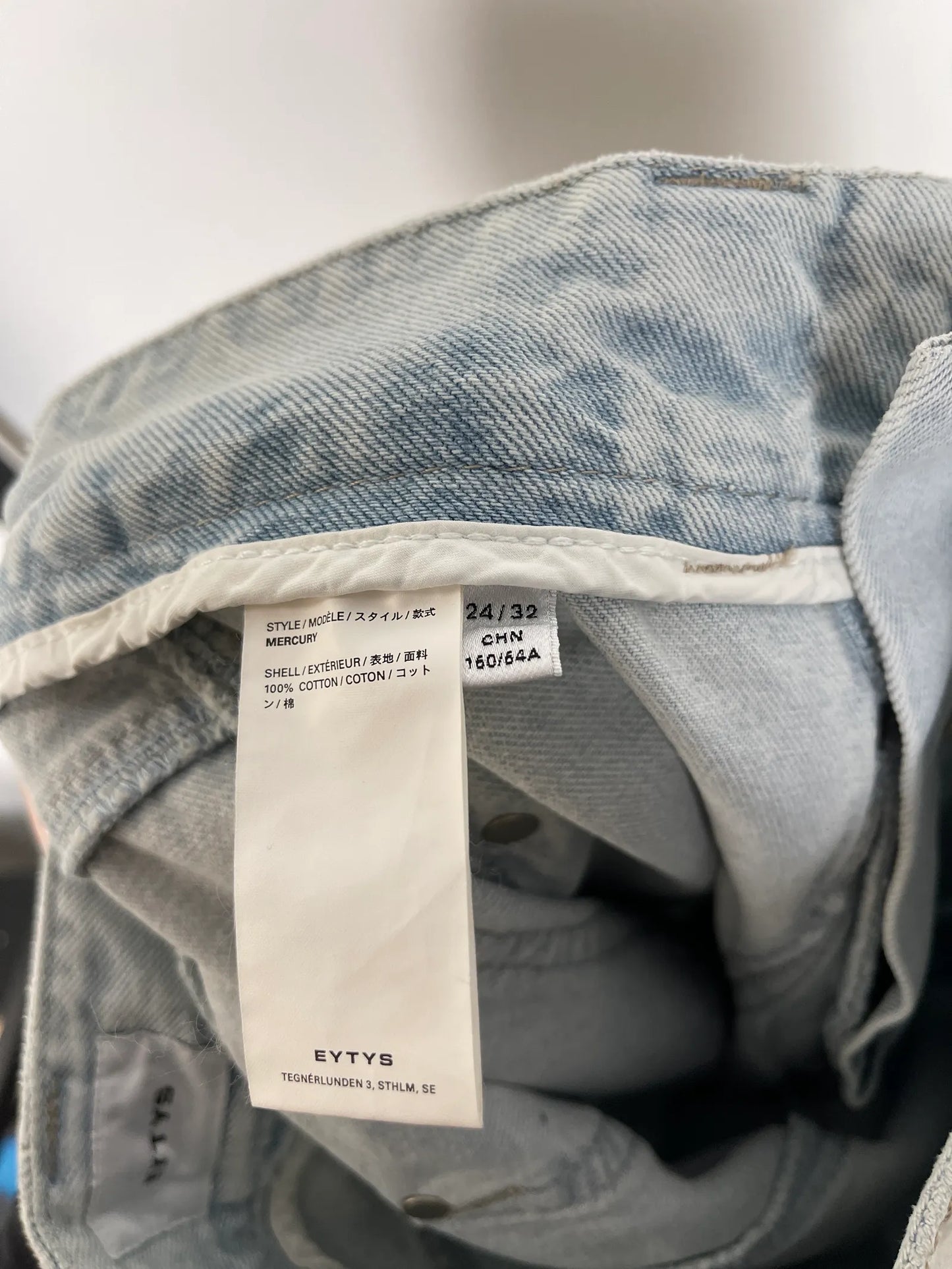 Eytys Mercury Baggy Fit Jeans