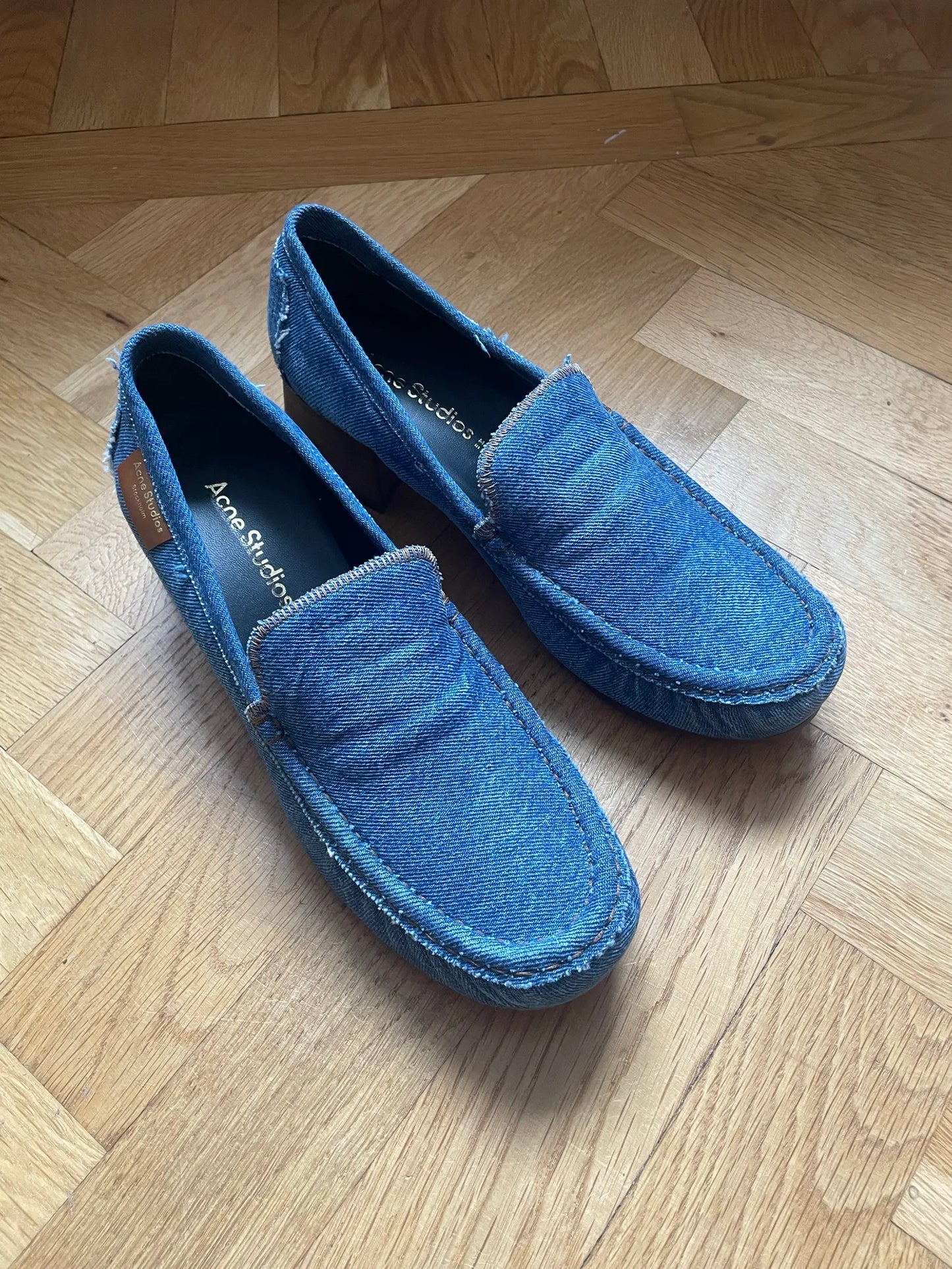 Acne Studios Babi Denim Heels