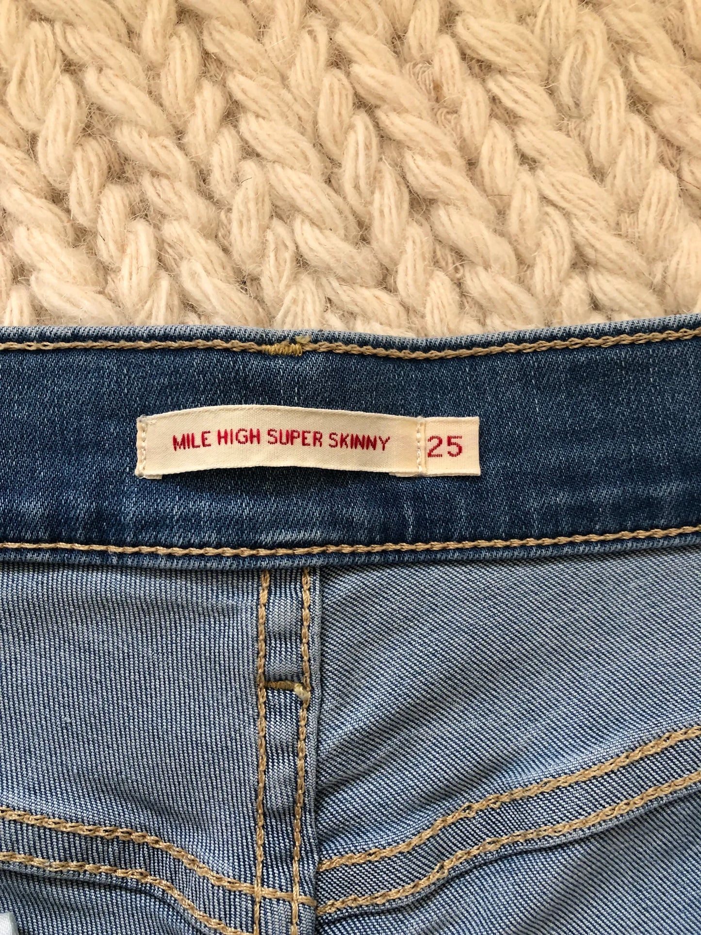 Levi's Mile High Super Skinny-jeans