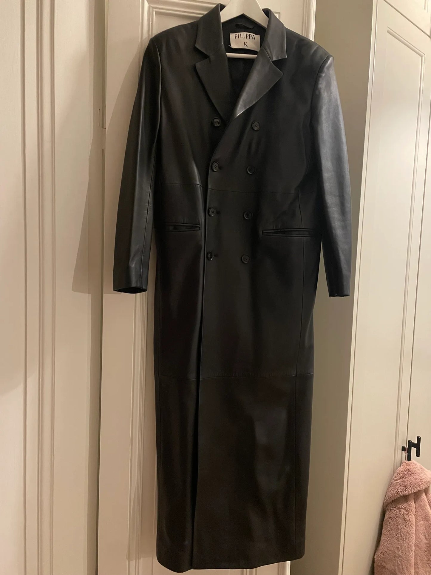 Filippa K Leather-skinnkappa