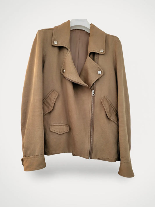 Filippa K Tony Linen Biker Jacket