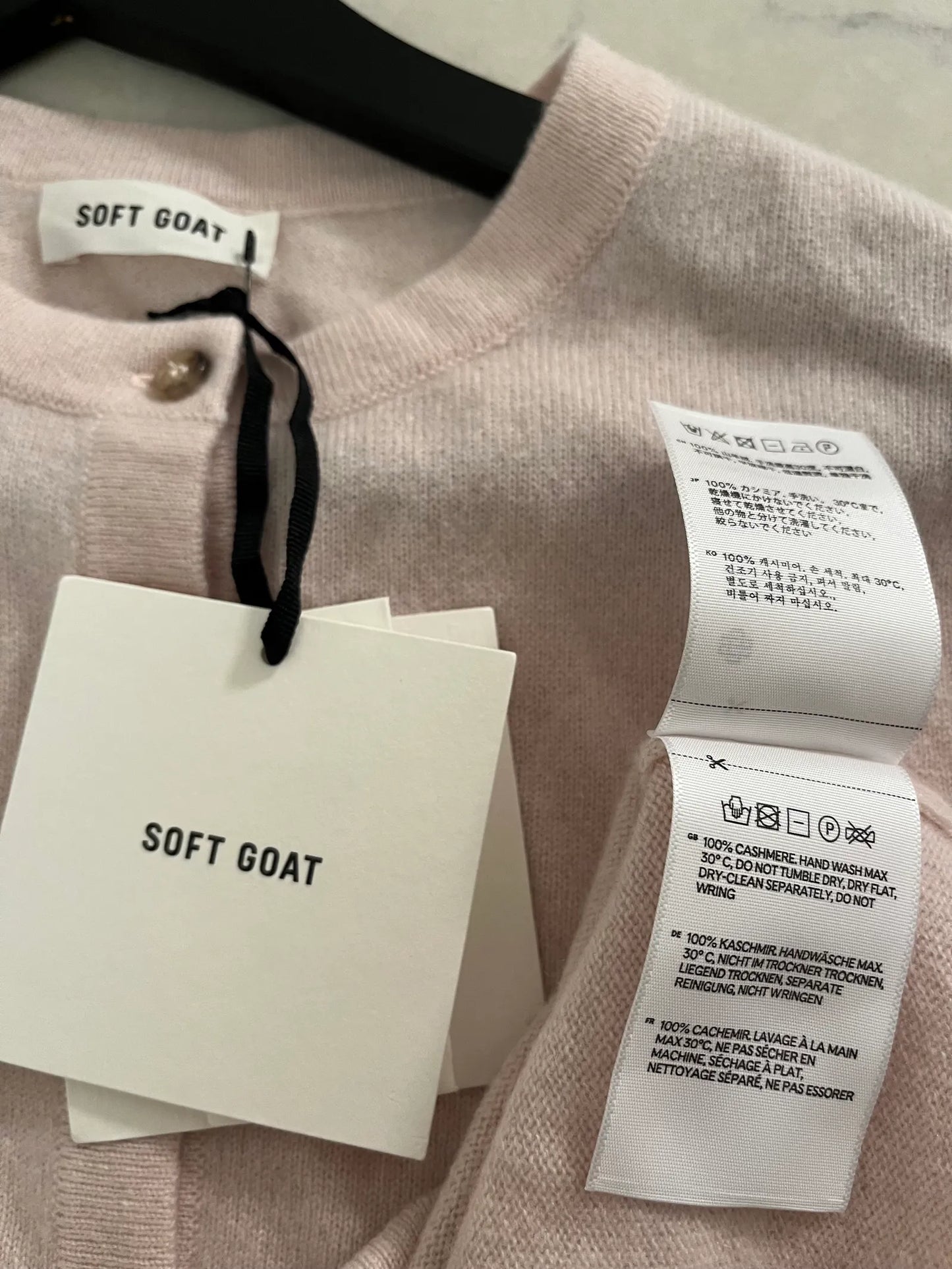 Soft Goat Signature Cardigan