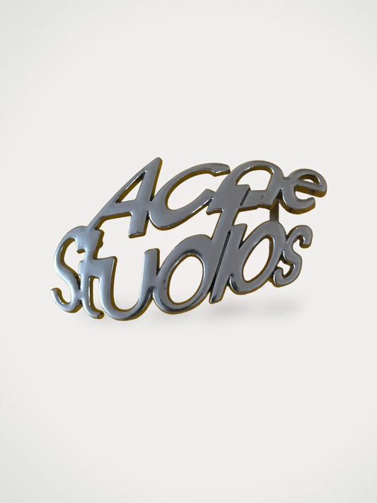 Acne Studios Logo Belt Buckle-bälte