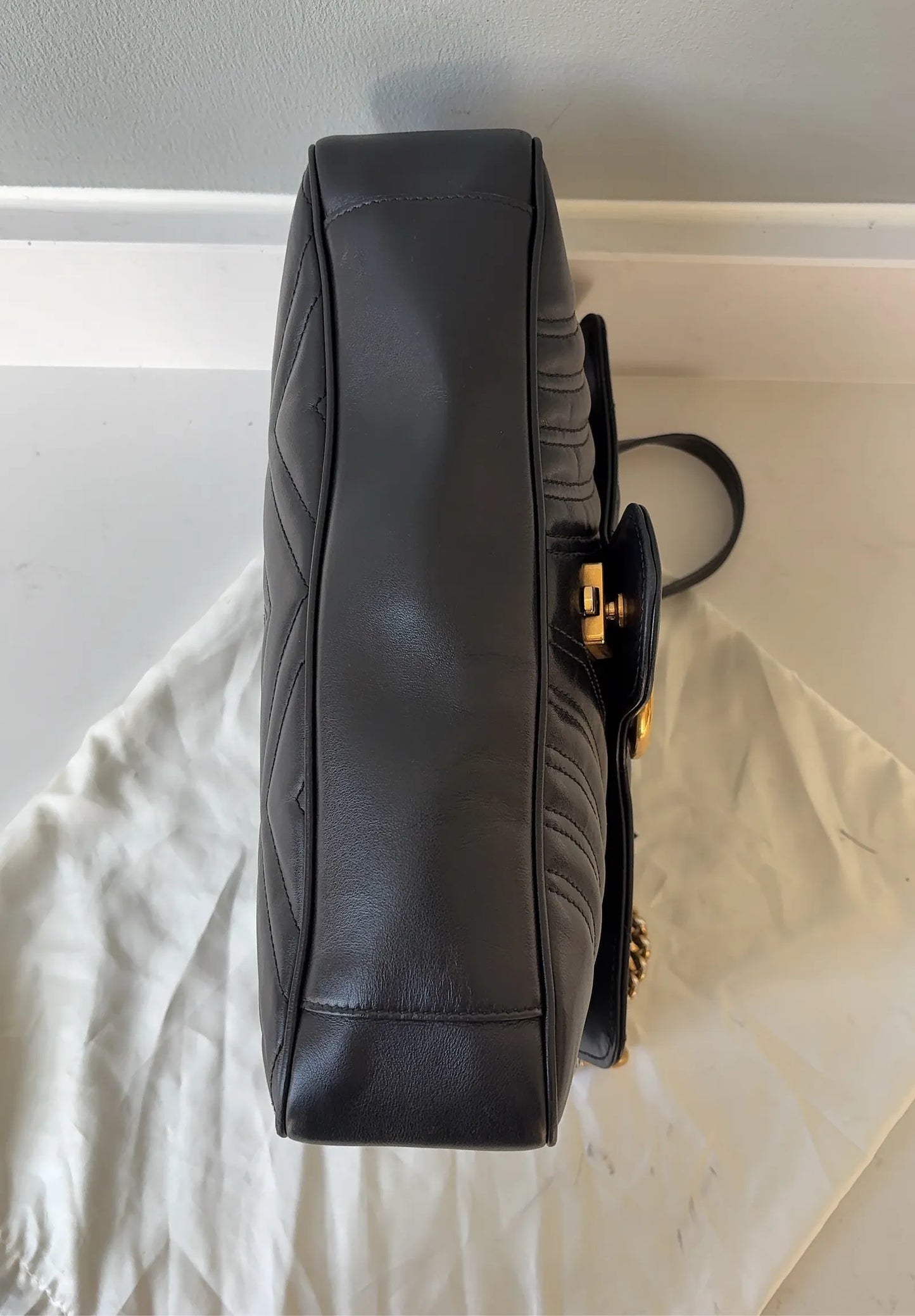 GG Marmont Flap Large Handbag