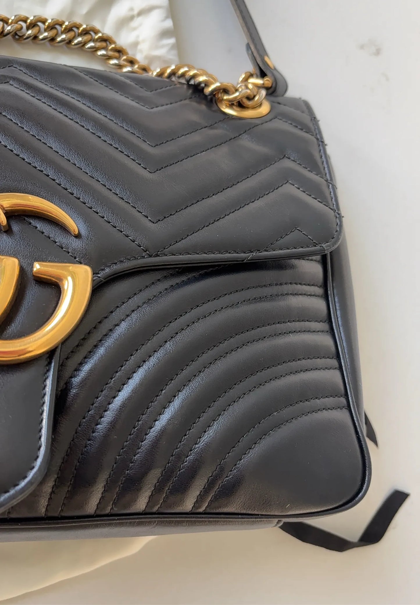 GG Marmont Flap Large Handbag