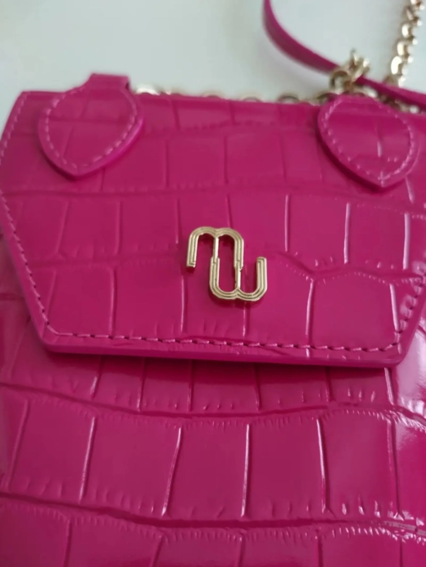 Maje-skinnaxelremsväska NWT