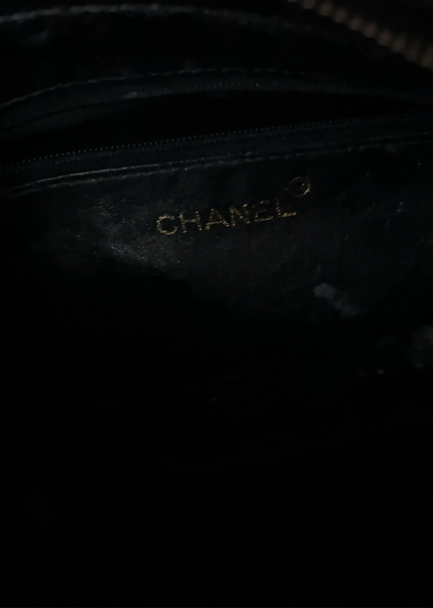 Chanel Cc Camera Fringe-skinnaxelremsväska