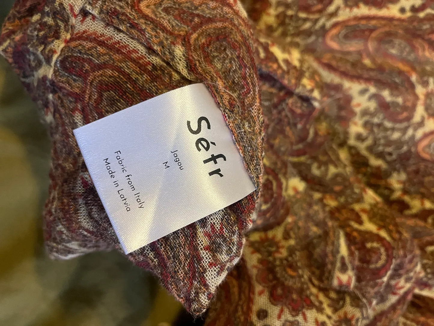 Séfr Jagou Paisley Shirt