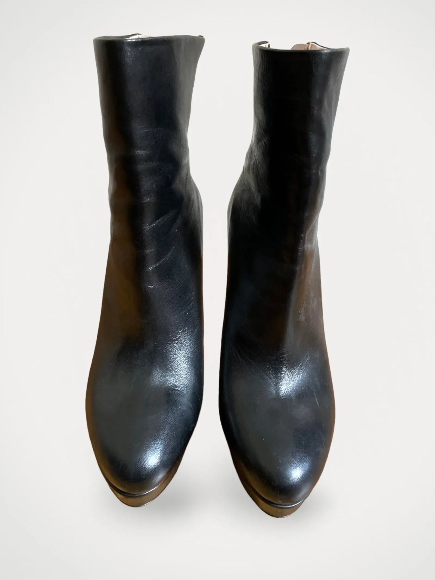 Miu Miu-skinnboots NWOT