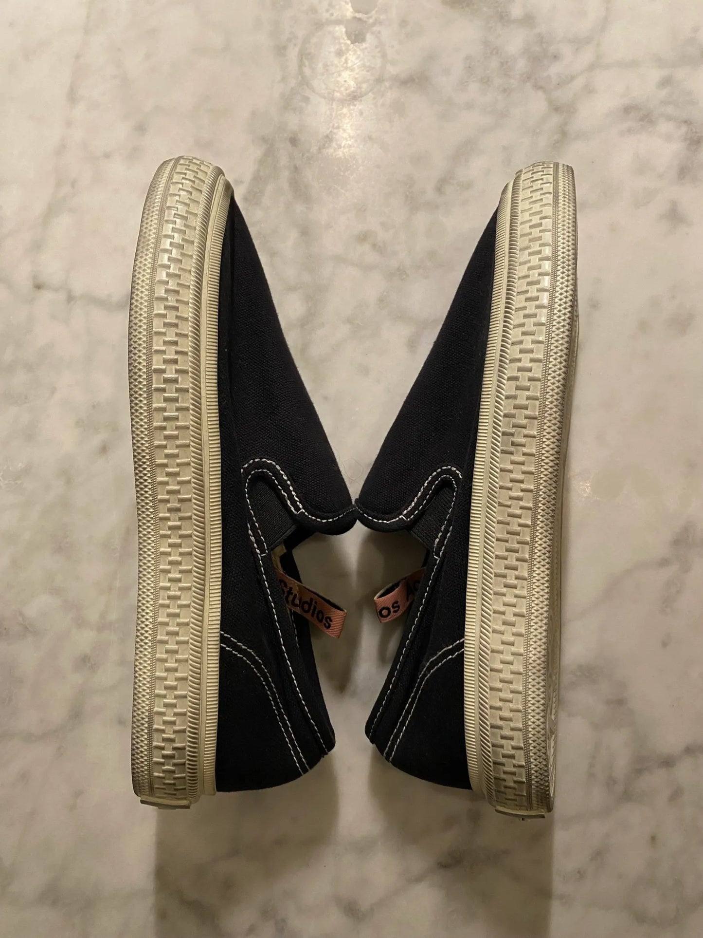 Acne Studios Ballow Tumbled Slip-on Sneakers