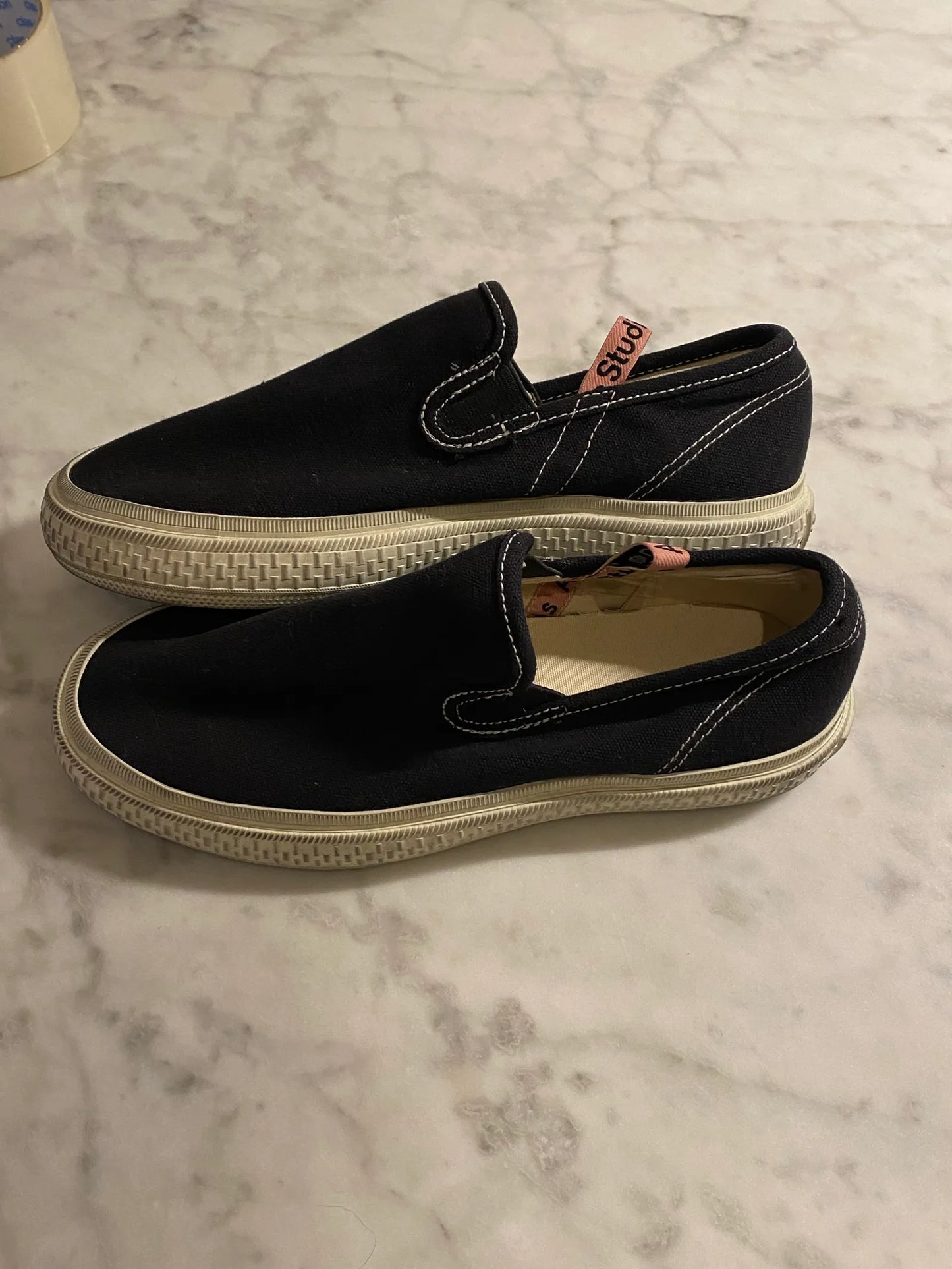 Acne Studios Ballow Tumbled Slip-on Sneakers
