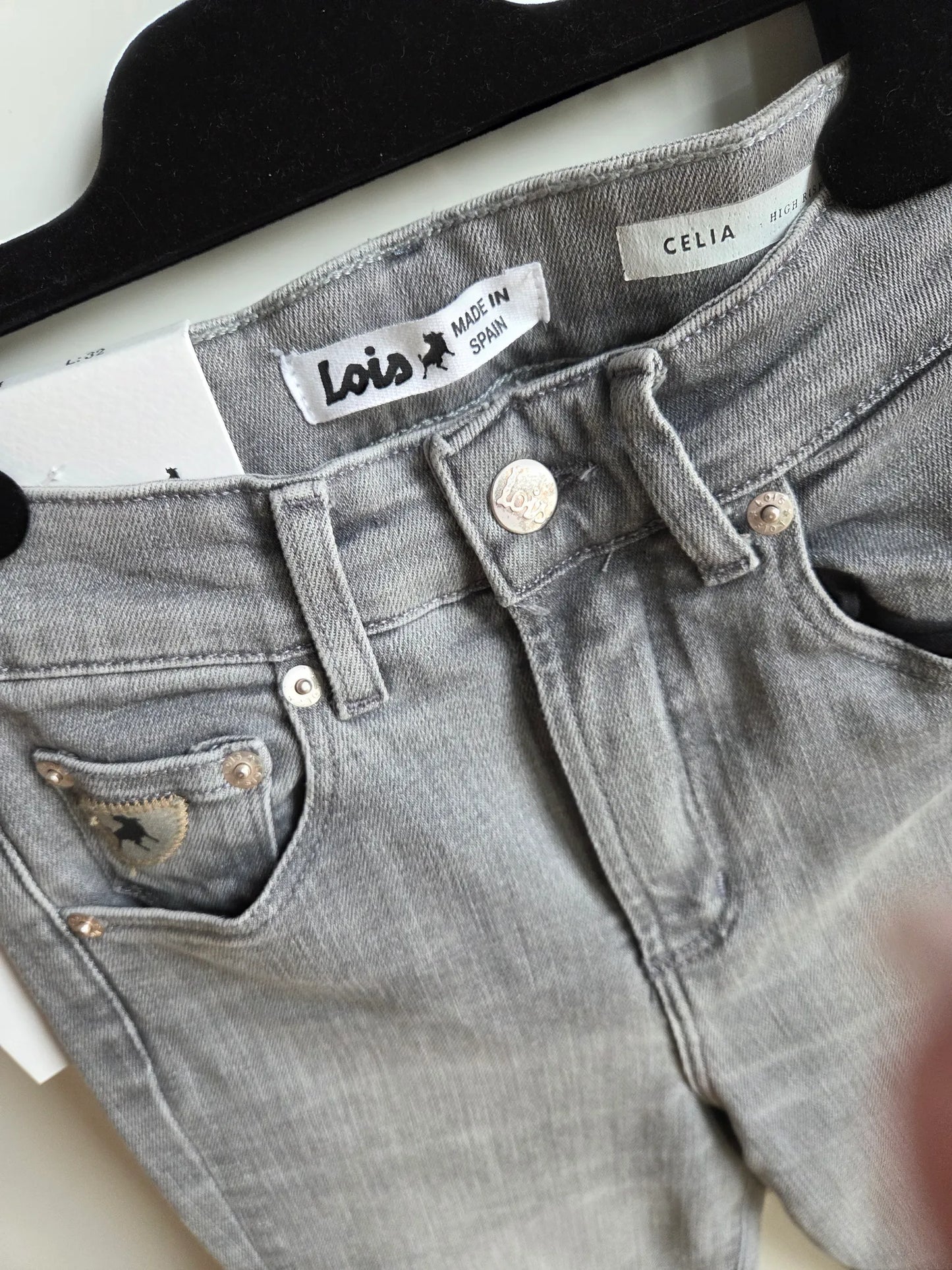 Lois 2036 Celia, 6790 Caspar Grey Jeans