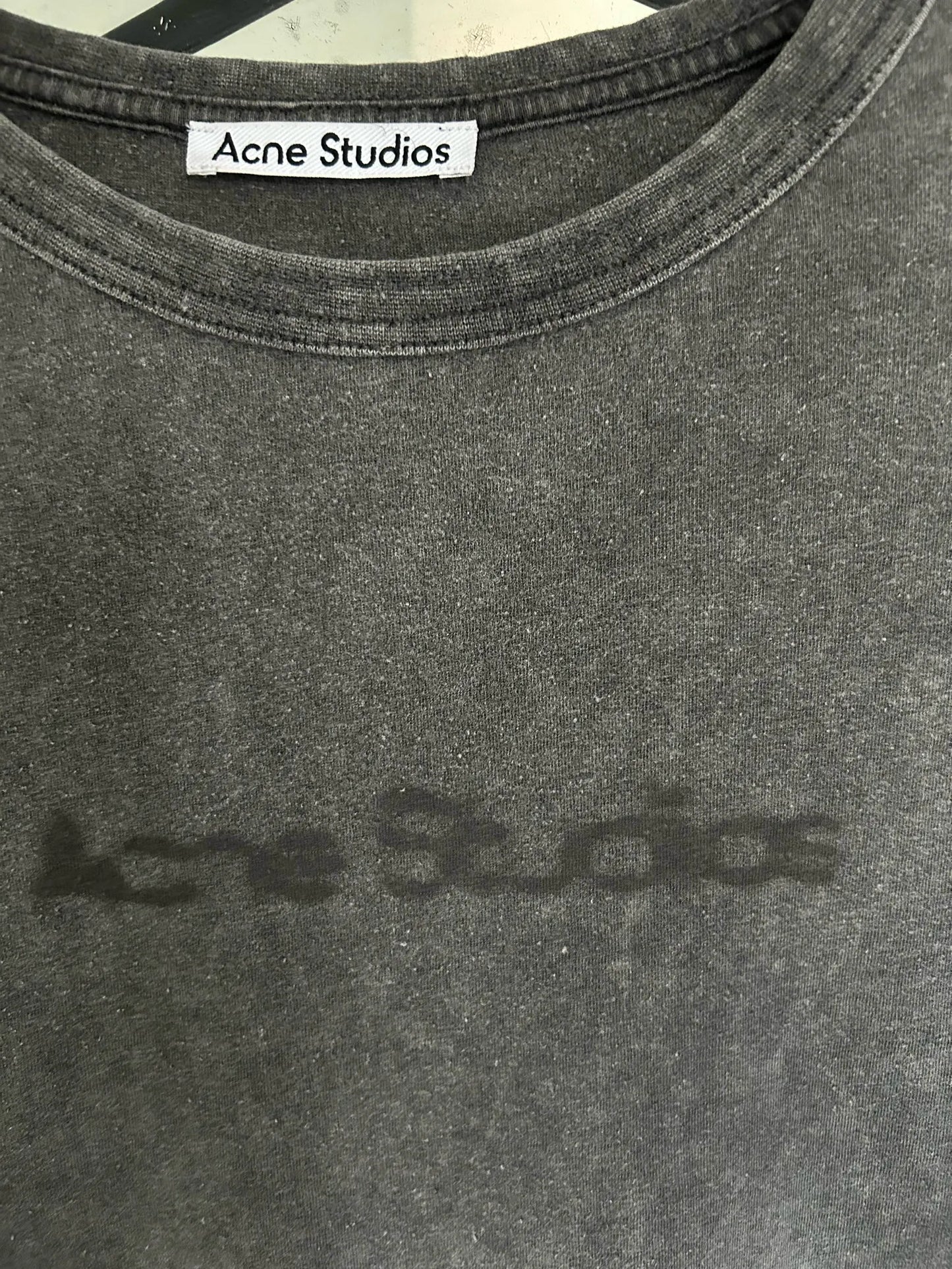 Acne Studios Blurred Logo-t-shirt