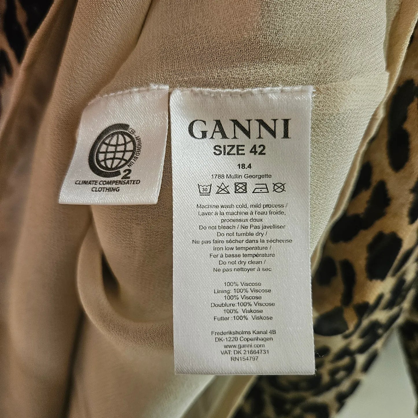 Ganni Mullin Georgette Dress