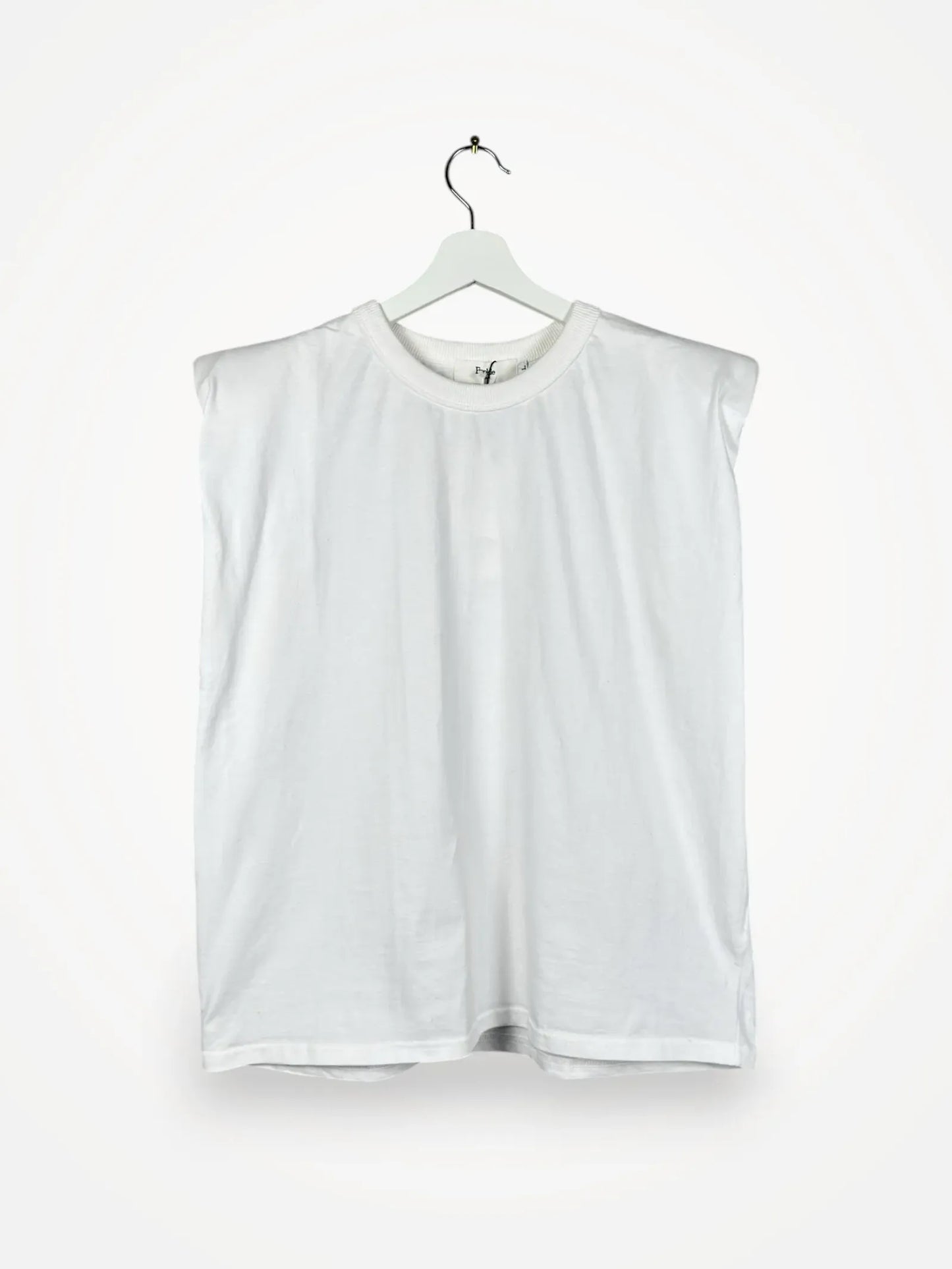 The Frankie Shop Eva Padded Shoulder Muscle T-shirt