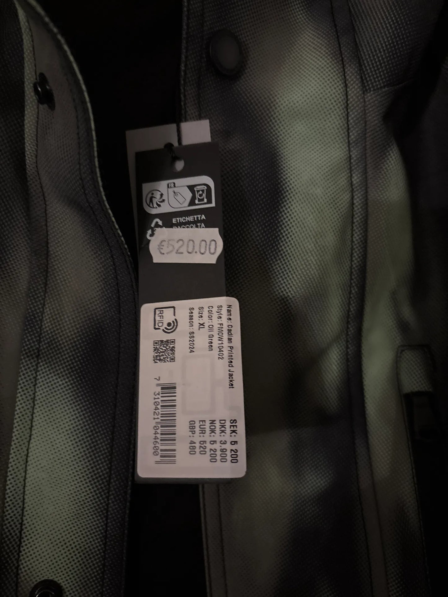 J.Lindeberg Canadian Printed Jacket