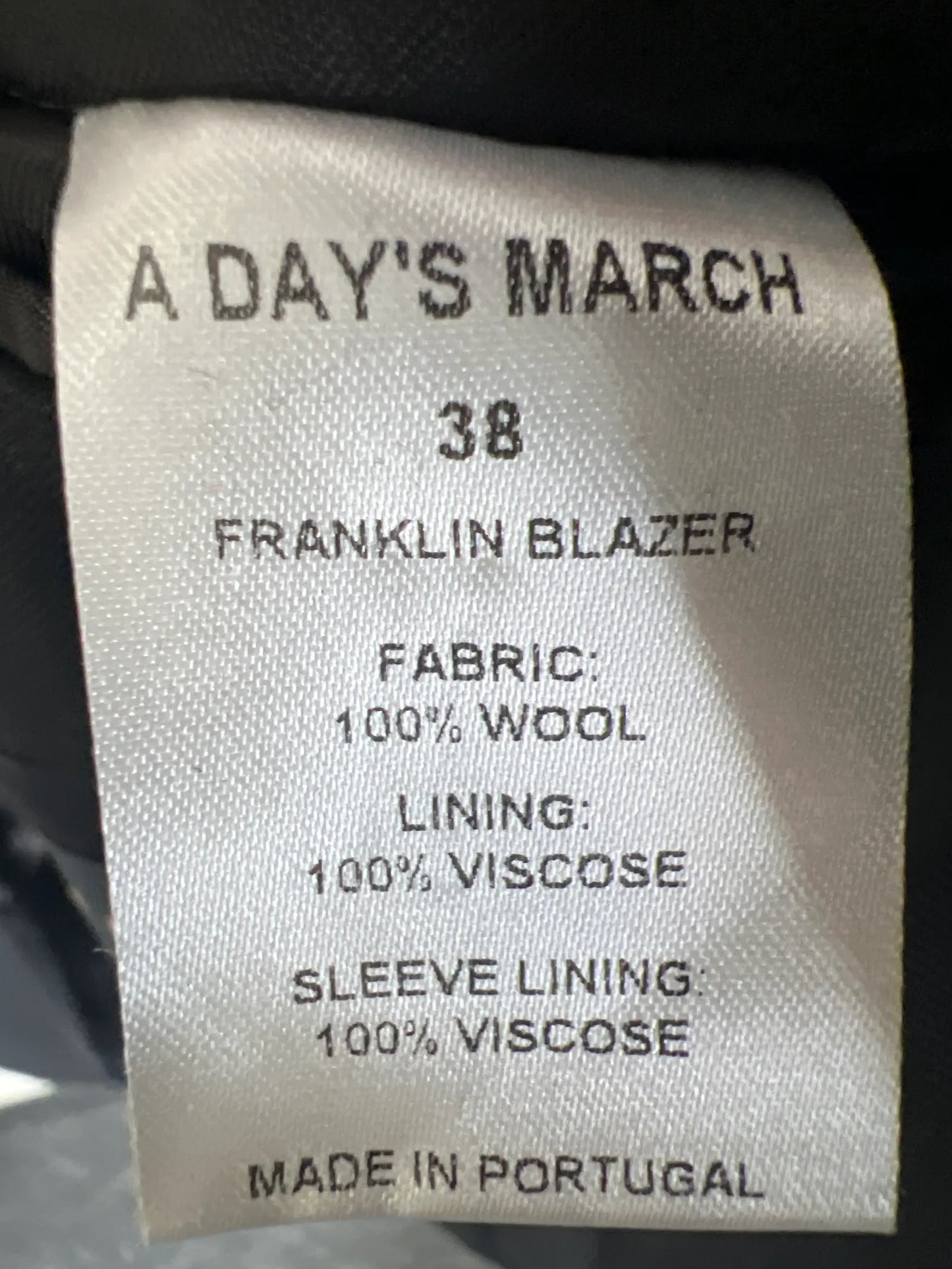 A Day's March Franklin Blazer