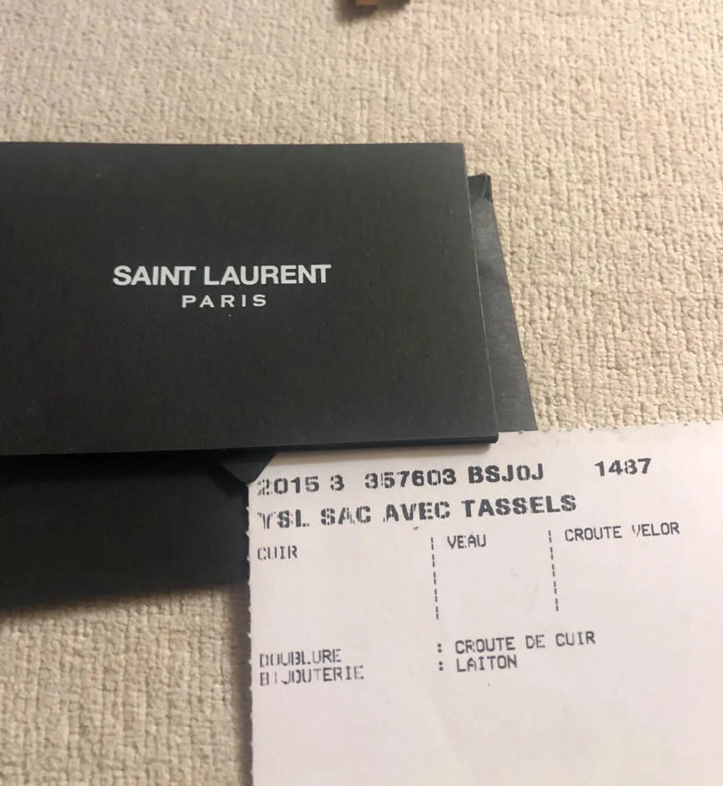 Saint Laurent Fringe Emanuelle Bucket Handbag