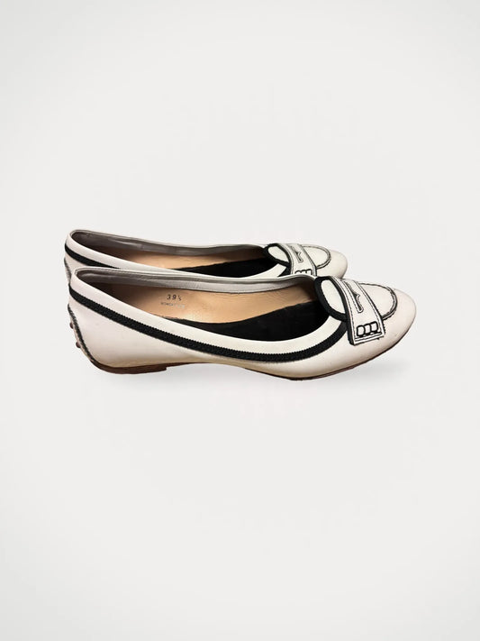 Tod's-skinnballerinaskor