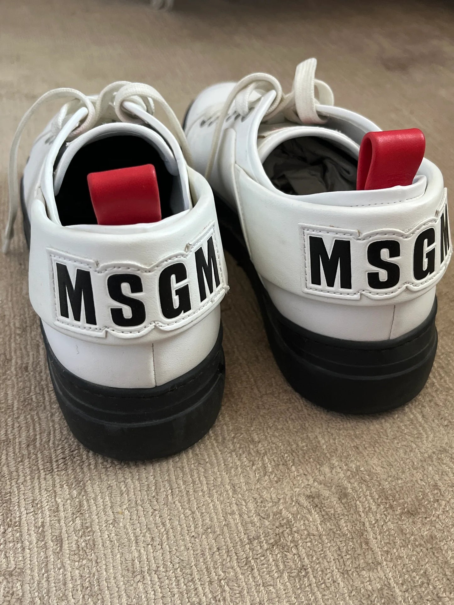 MSGM Platform-skinnsneakers NWOT