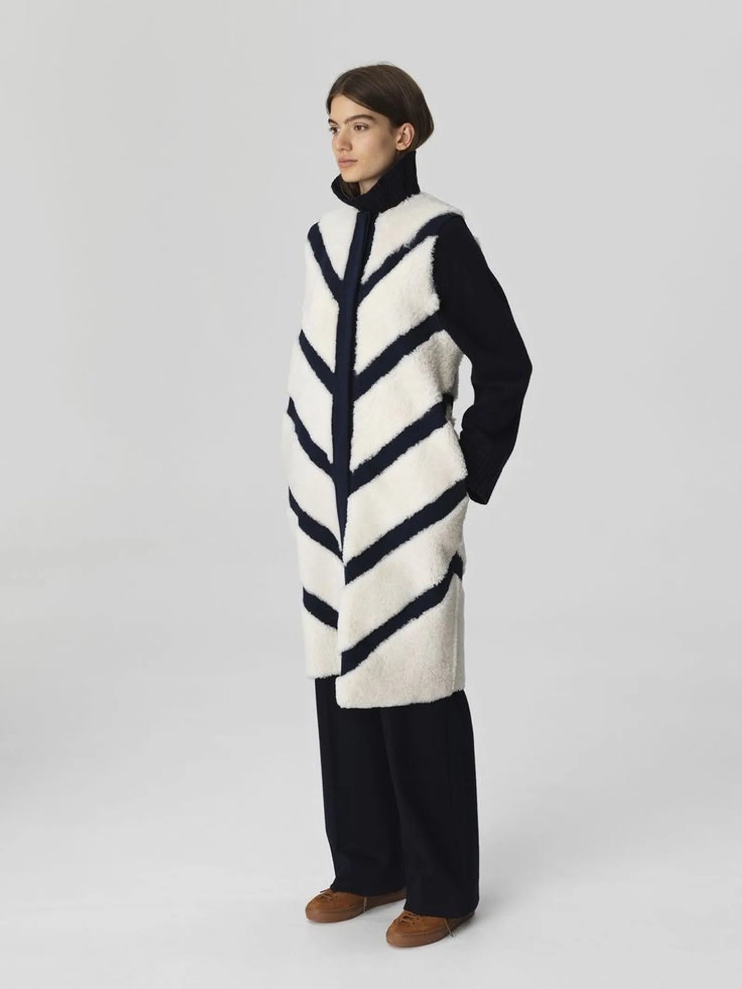 By Malene Birger Glee Gilet-ullkappa