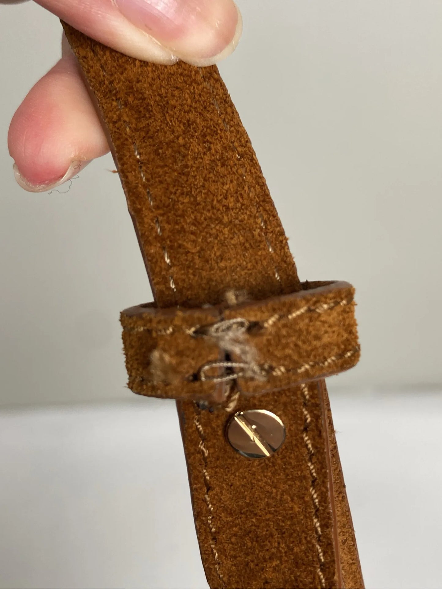 Flattered Joyce Suede Handbag