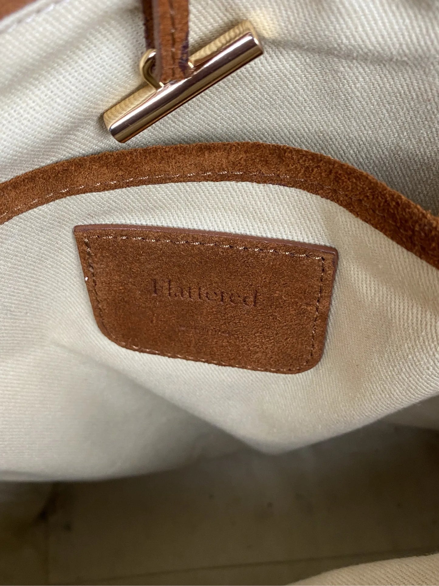 Flattered Joyce Suede Handbag