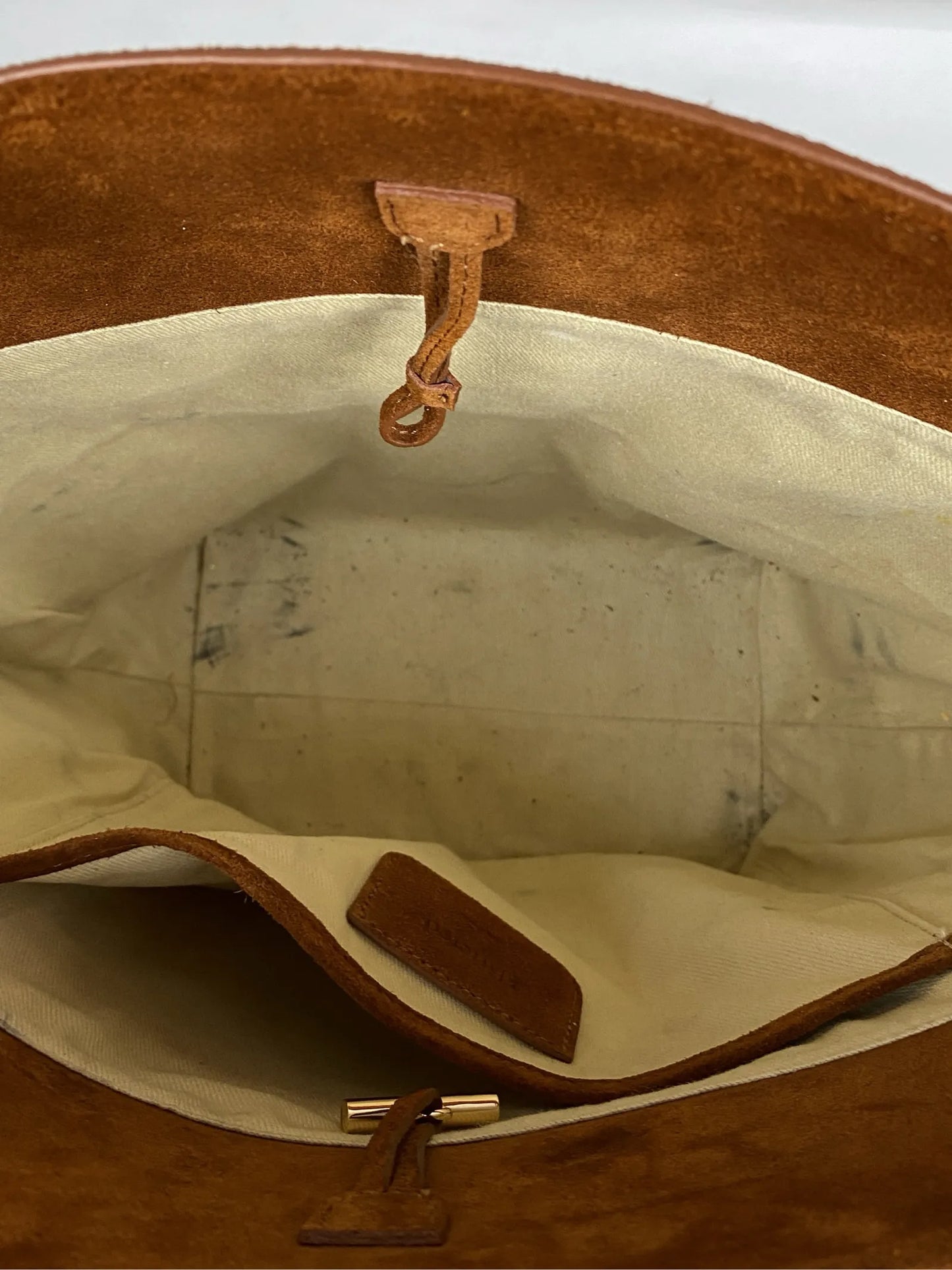 Flattered Joyce Suede Handbag