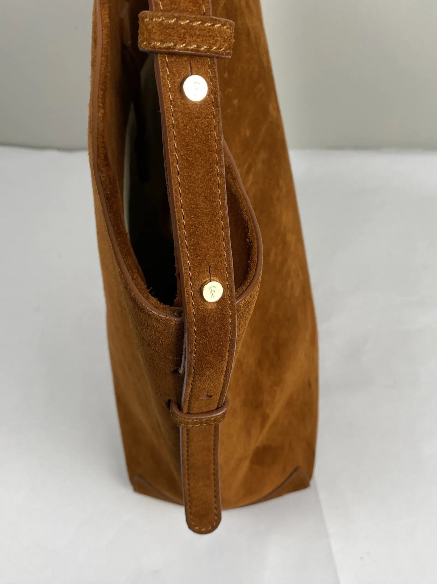 Flattered Joyce Suede Handbag