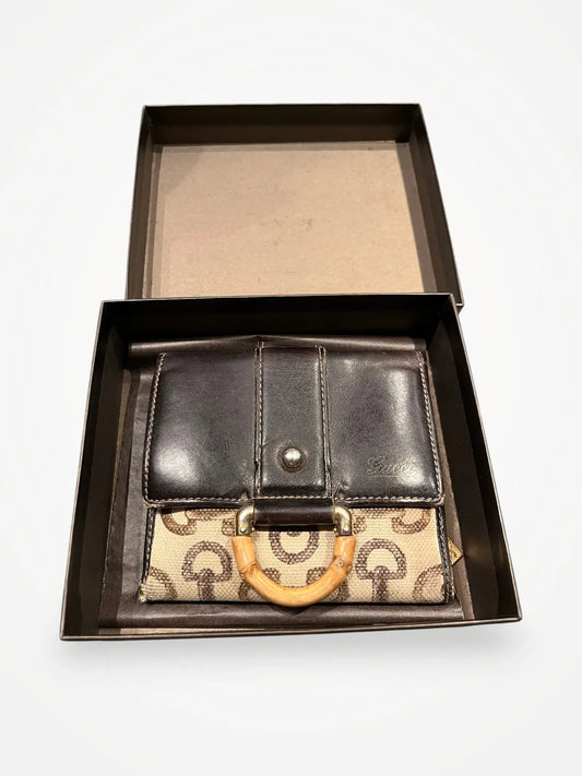 Gucci Bamboo D- Horse-bit Wallet