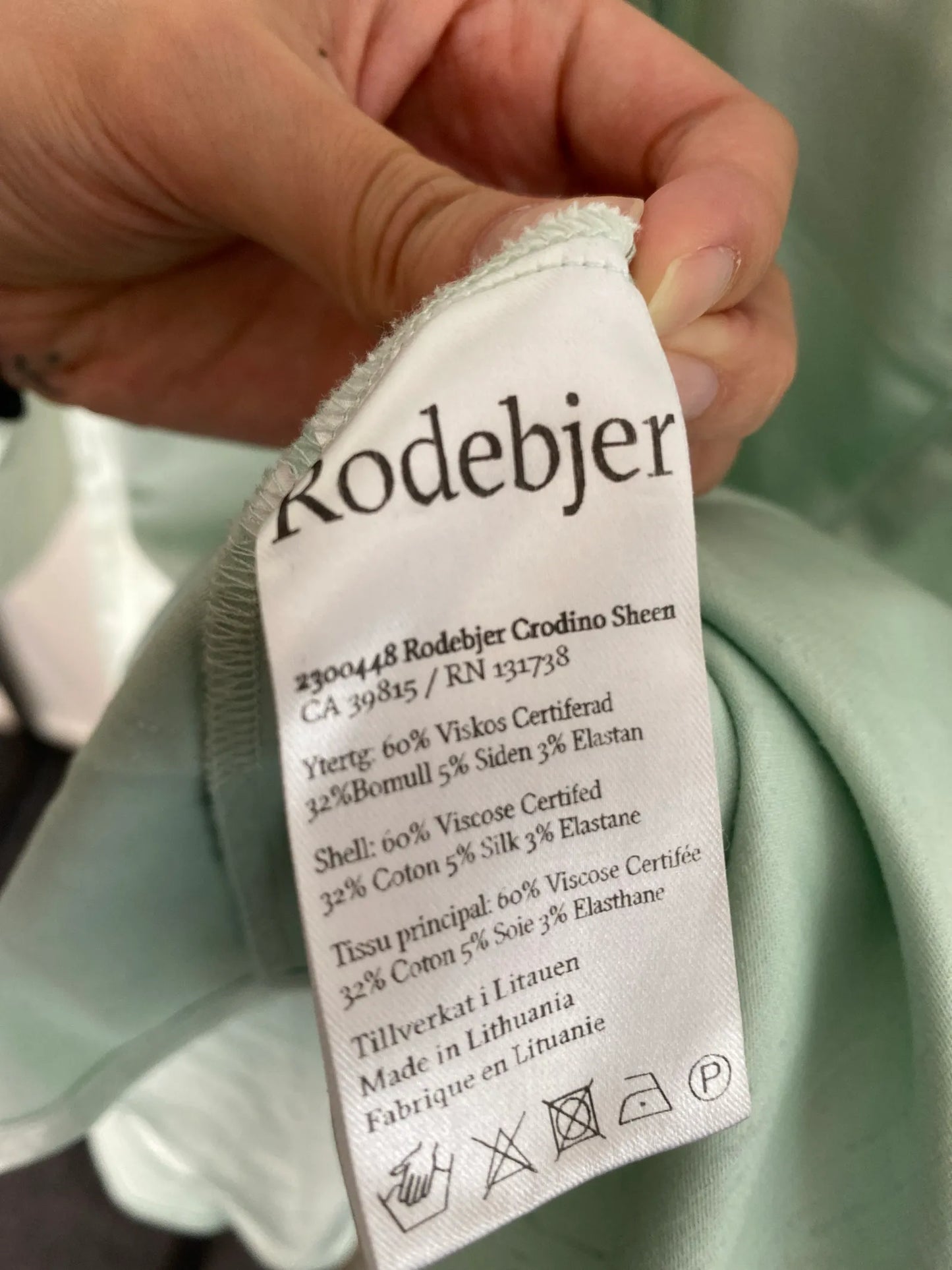Rodebjer Crodino Sheen-skjorta