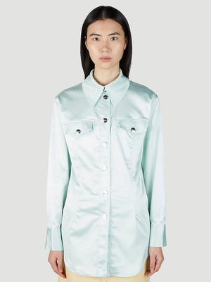 Rodebjer Crodino Sheen-skjorta