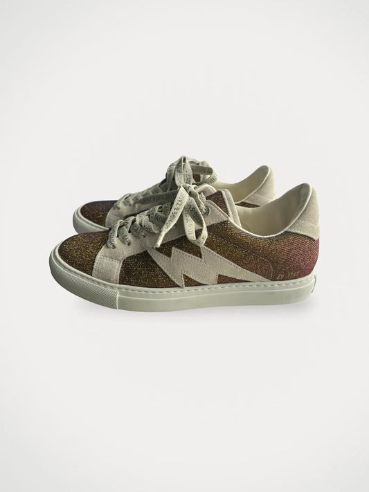 Zadig & Voltaire La Flash Trainers-skinnsneakers