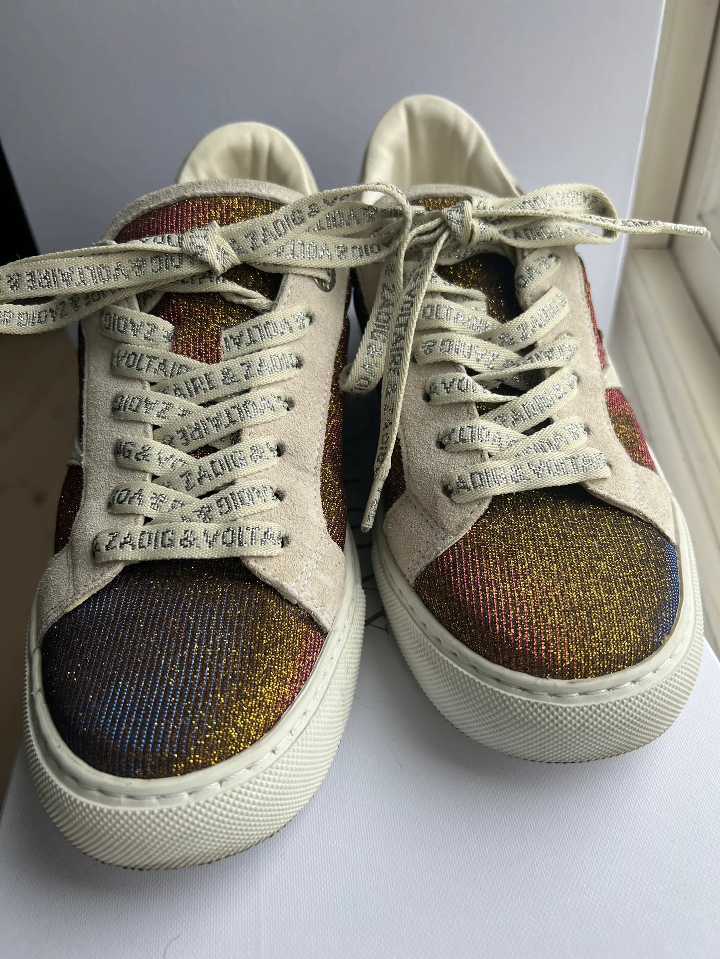 Zadig & Voltaire La Flash Trainers-skinnsneakers