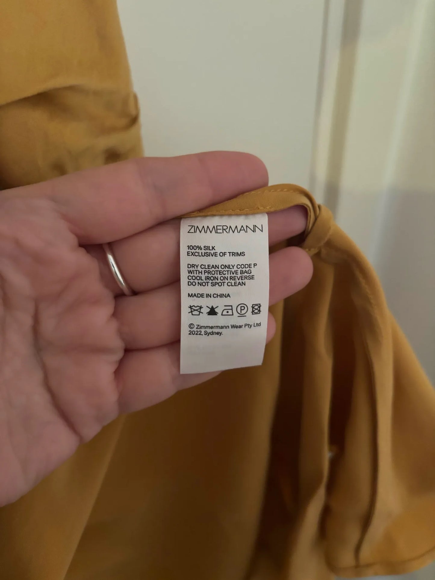 Zimmermann-sidenklänning