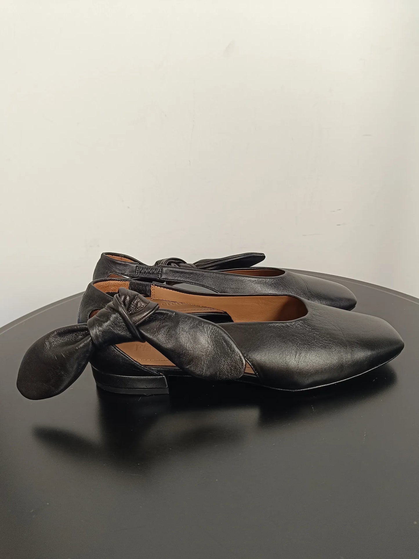 Flattered Nancy ballet flat-skinnsandaler NWOT