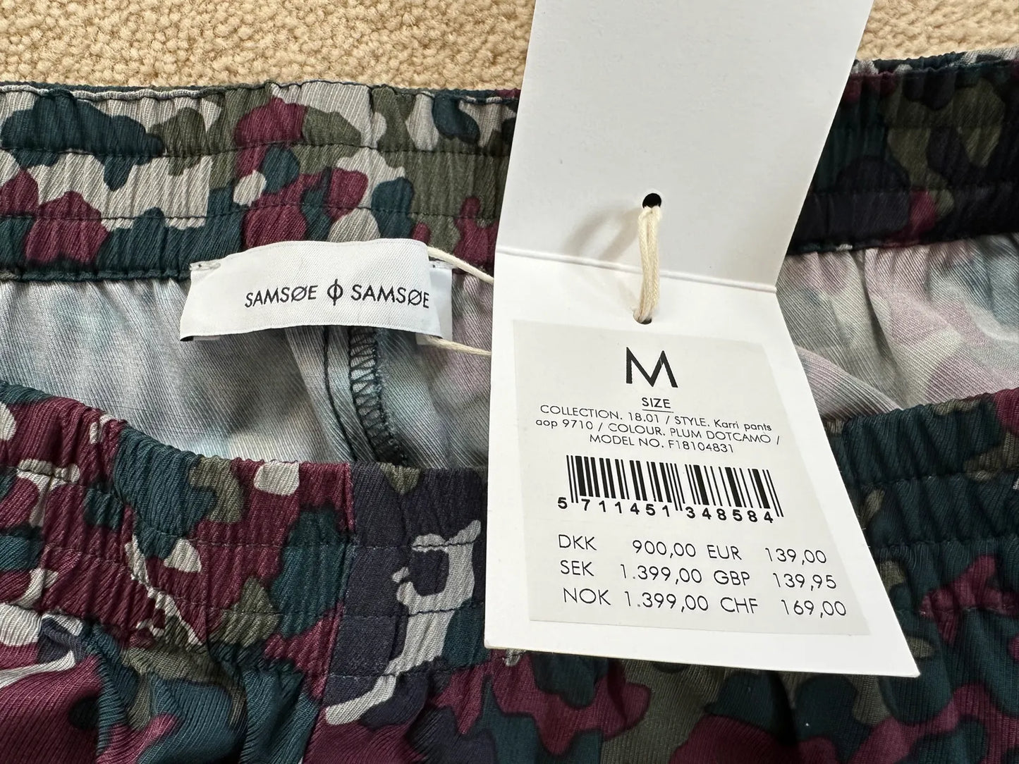 Samsøe Samsøe Karri Aop 9710-byxor NWT